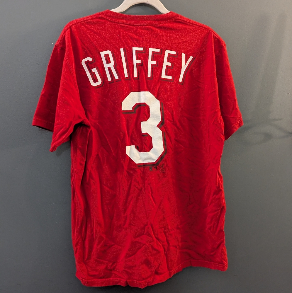 Vintage Red Griffey Jersey T-Shirt Unisex Size Medium